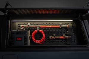 Rough Country - 734054 | Rough Country Bed Cap Molle Panel Side Storage Bin For Jeep Gladiator JT | Driver Side - Image 3