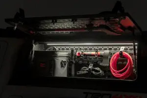 Rough Country - 734064 | Rough Country Bed Cap Molle Panel Side Storage Bin For Toyota Tacoma | Drivers Side - Image 2