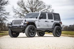 Rough Country - 66044 | Rough Country 6 Inch Lift Kit, 4 Door, Long Arm For Jeep Wrangler Unlimited JL 4WD | M1R Monotube Shocks - Image 10