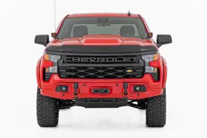 Rough Country - HP10010-RCGB | Rough Country Hood Protector For Chevrolet Silverado 1500 2WD/4WD | Gloss Black - Image 2