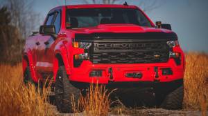 Rough Country - HP10010-RCGB | Rough Country Hood Protector For Chevrolet Silverado 1500 2WD/4WD | Gloss Black - Image 10