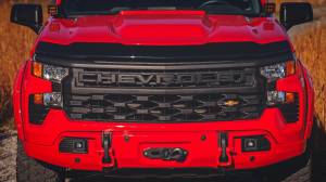 Rough Country - HP10010-RCGB | Rough Country Hood Protector For Chevrolet Silverado 1500 2WD/4WD | Gloss Black - Image 11