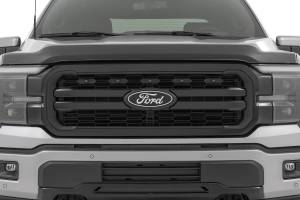 Rough Country - HP30010-RCGB | Rough Country Hood Protector For Ford F-150 2WD/4WD | Gloss Black - Image 2