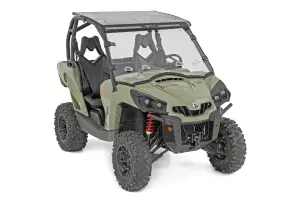 Rough Country - 98212030 | Rough Country Vented Full Windshield Scratch Resistant For Can-Am Commander Max 1000 - Image 3