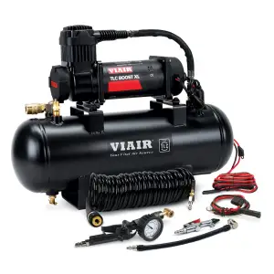 VIAIR - 42041 | VIAIR TLC BOOST XL 150 PSI Air Source Kit With 2 Gallon Tank - Image 1