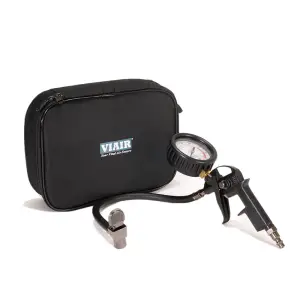 00051 | VIAIR Tire Inflation Gun With Carry Case | Stealth Black, 0-160 PSI