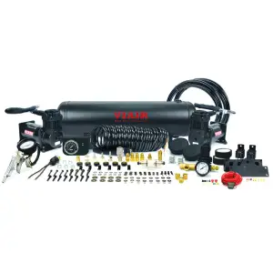 20014 | VIAIR Dual 380C Onboard Air System | Black, 200 PSI, 2.54 CFM, 44 Amp, 12V, 2.5 Gallon Tank