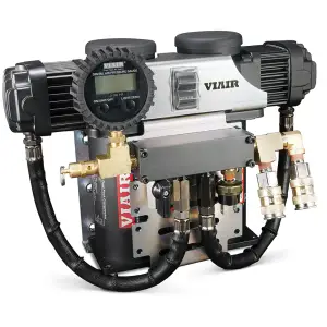 VIAIR - 80307BM | VIAIR Dual VMS PRO Complete Air Management System | Black, VMS400, 4 Way Hose System: Medium (Up To 130" Wheelbase) - Image 2
