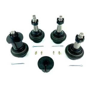 KIT113K | Apex Chassis Ball Joint Front Kit - (2) BJ160, (2) BJ161 (Knurled) For Jeep Wrangler JL / Gladiator JT
