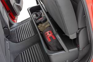 Rough Country - RC0994 | Rough Country Under Seat Storage For Chevrolet/GMC 1500/2500 HD/3500 HD | Double Cab, With Lockable Lid - Image 2