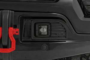 Rough Country - 13007-GBA | Rough Country FXS Front Bumper For Chevrolet Silverado 1500 2WD/4WD | GBA, Black Paint Code, With PRO12000S Winch - Image 6