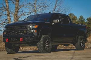 Rough Country - 13007-GBA | Rough Country FXS Front Bumper For Chevrolet Silverado 1500 2WD/4WD | GBA, Black Paint Code, With PRO12000S Winch - Image 8