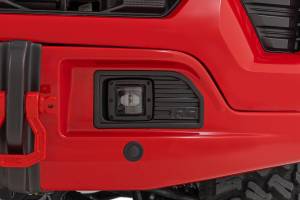 Rough Country - 13007 | Rough Country FXS Front Bumper For Chevrolet Silverado 1500 2WD/4WD | Flat Black Paint Code, With PRO12000S Winch - Image 8