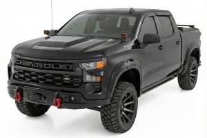 Rough Country - 13007-GB8 | Rough Country FXS Front Bumper For Chevrolet Silverado 1500 2WD/4WD | GB8, Mosaic Black Pearl Paint Code, With PRO12000S Winch - Image 4