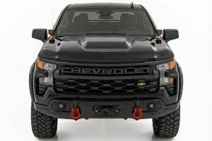 Rough Country - 13007-GB8 | Rough Country FXS Front Bumper For Chevrolet Silverado 1500 2WD/4WD | GB8, Mosaic Black Pearl Paint Code, With PRO12000S Winch - Image 3