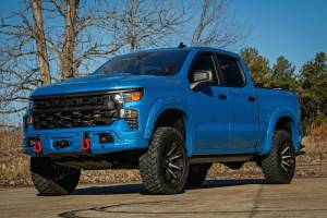 Rough Country - 13007-GA0 | Rough Country FXS Front Bumper For Chevrolet Silverado 1500 2WD/4WD | GA0, Northsky Blue Metallic Paint Code, With PRO12000S Winch - Image 7