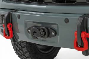 Rough Country - 13007-GBD | Rough Country FXS Front Bumper For Chevrolet Silverado 1500 2WD/4WD | GBD, Cypress Gray Paint Code, With PRO12000S Winch - Image 5