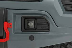 Rough Country - 13007-GBD | Rough Country FXS Front Bumper For Chevrolet Silverado 1500 2WD/4WD | GBD, Cypress Gray Paint Code, With PRO12000S Winch - Image 7