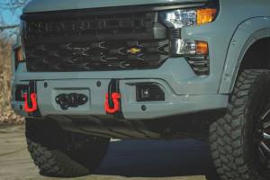 Rough Country - 13007-GBD | Rough Country FXS Front Bumper For Chevrolet Silverado 1500 2WD/4WD | GBD, Cypress Gray Paint Code, With PRO12000S Winch - Image 8
