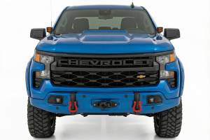 Rough Country - 13007-GJV | Rough Country FXS Front Bumper For Chevrolet Silverado 1500 2WD/4WD | GJV, Riptide Blue Paint Code, With PRO12000S Winch - Image 4