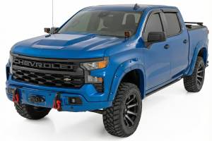 Rough Country - 13007-GJV | Rough Country FXS Front Bumper For Chevrolet Silverado 1500 2WD/4WD | GJV, Riptide Blue Paint Code, With PRO12000S Winch - Image 3