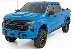 Rough Country - 13007-GLT | Rough Country FXS Front Bumper For Chevrolet Silverado 1500 2WD/4WD | GLT, Glacier Blue Paint Code, With PRO12000S Winch - Image 4