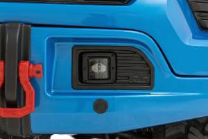 Rough Country - 13007-GLT | Rough Country FXS Front Bumper For Chevrolet Silverado 1500 2WD/4WD | GLT, Glacier Blue Paint Code, With PRO12000S Winch - Image 6