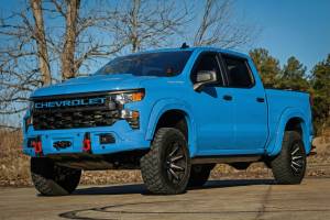 Rough Country - 13007-GLT | Rough Country FXS Front Bumper For Chevrolet Silverado 1500 2WD/4WD | GLT, Glacier Blue Paint Code, With PRO12000S Winch - Image 7