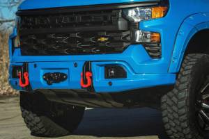 Rough Country - 13007-GLT | Rough Country FXS Front Bumper For Chevrolet Silverado 1500 2WD/4WD | GLT, Glacier Blue Paint Code, With PRO12000S Winch - Image 8
