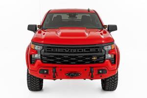 Rough Country - 13007-G7C | Rough Country FXS Front Bumper For Chevrolet Silverado 1500 2WD/4WD | G7C, Red Hot Paint Code, With PRO12000S Winch - Image 3