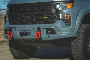 Rough Country - 13007-GNO | Rough Country FXS Front Bumper For Chevrolet Silverado 1500 2WD/4WD | GNO, Slate Gray Paint Code, With PRO12000S Winch - Image 8