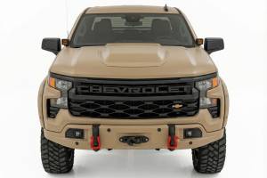 Rough Country - 13007-GTL | Rough Country FXS Front Bumper For Chevrolet Silverado 1500 2WD/4WD | GTL, Sand Dune Paint Code, With PRO12000S Winch - Image 3