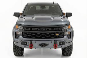Rough Country - 13007-GXD | Rough Country FXS Front Bumper For Chevrolet Silverado 1500 2WD/4WD | GXD, Sterling Gray Metallic Paint Code, With PRO12000S Winch - Image 3