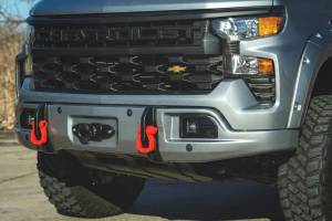 Rough Country - 13007-GXD | Rough Country FXS Front Bumper For Chevrolet Silverado 1500 2WD/4WD | GXD, Sterling Gray Metallic Paint Code, With PRO12000S Winch - Image 8