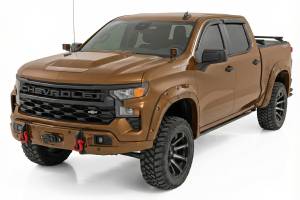 Rough Country - 13007-GXN | Rough Country FXS Front Bumper For Chevrolet Silverado 1500 2WD/4WD | GXN, Harvest Bronze Paint Code, With PRO12000S Winch - Image 4