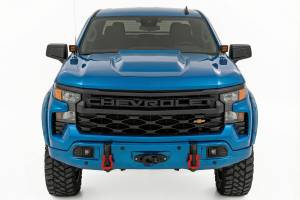 Rough Country - 13007-GXP | Rough Country FXS Front Bumper For Chevrolet Silverado 1500 2WD/4WD | GXP, Lakeshore Blue Paint Code, With PRO12000S Winch - Image 2