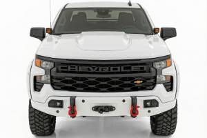 Rough Country - 13007-GAZ | Rough Country FXS Front Bumper For Chevrolet Silverado 1500 2WD/4WD | GAZ, Summit White Paint Code, With PRO12000S Winch - Image 3