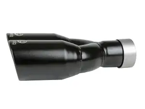 Afe - Advance Flow Engineering - 49T25374-B121 | aFe Power Takeda 2.5 Inch 304 Stainless Steel Exhaust Tip | Black Tip, 2.5 Inch In x 3.5 Inch Out x 12 Inch Length Bolt-On - Image 2