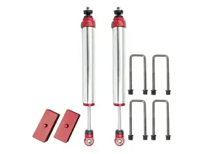 102-0052-02 | aFe Power Sway-A-Way 2.0 Rear Shock Kit With 1 Inch Lift Blocks For Toyota Tacoma