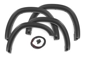 S-D319205 | Rough Country Sport Fender Flares For 1500 2WD/4WD | Flat Black