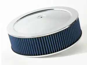 18-21402 | aFe Power Magnum FLOW Pro 5R Air Filter | Chrome Assembly; 14 D x 4 H in E/M