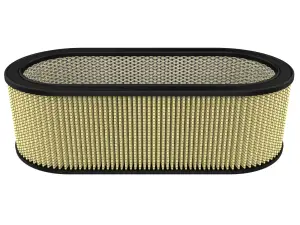 18-87002 | aFe Power Magnum FLOW Round Racing Air Filter With Pro GUARD7 Media | Trophy Truck Oval Filter (18.13"L x 7.25"W x 5.0"H With Expanded Metal)