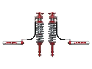 301-5000-02-CA | aFe Power Control Sway-A-Way 3.0 Inch Front Coilover Kit With Remote Reservoir & Compression Adjusters For Ford F-150 Raptor V6-3.5L (tt)