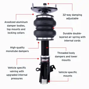 Air Lift Performance - 76001 | Air Lift Performance Air Suspension Front Kit For Subaru STI VA / Subaru WRX VA - Image 5