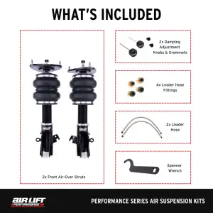 Air Lift Performance - 76001 | Air Lift Performance Air Suspension Front Kit For Subaru STI VA / Subaru WRX VA - Image 4