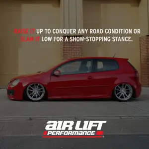 Air Lift Performance - 76002 | Air Lift Performance Air Suspension Front Kit For Audi A3 MK2 & TT MK2 / Volkswagen Beetle MK6 (Turbo), CC, EOS, Golf, GTI, Jetta, Passat, Rabbit & Scirocco GEN 3 - Image 6