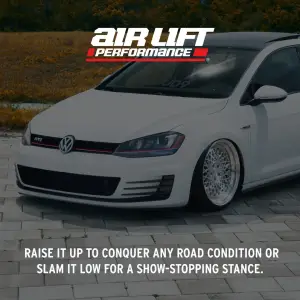 Air Lift Performance - 76003 | Air Lift Performance Air Suspension Front Kit For Volkswagen Golf, GTI, Golf R, Arteon, Tiguan, Jetta Sportwagen & E-Golf / Audi TTS, A3, S3, TT & RS 3 - Image 6