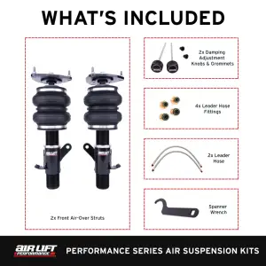 Air Lift Performance - 76006 | Air Lift Performance Air Suspension Front Kit For Toyota GT86/GR86 / Subaru BRZ / Scion FR-S - Image 4