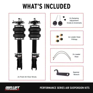 Air Lift Performance - 76007 | Air Lift Performance Air Suspension Front Kit For Ford Mustang S550 - Image 4