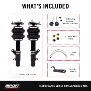 Air Lift Performance - 76014 | Air Lift Performance Air Suspension Front Kit For Acura TLX 1st Gen / Honda Accord 9th Gen - Image 4